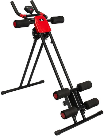 aparelho-abdominal-fitness-core-preto-e-vermelho-e20-acte-sports - Imagem