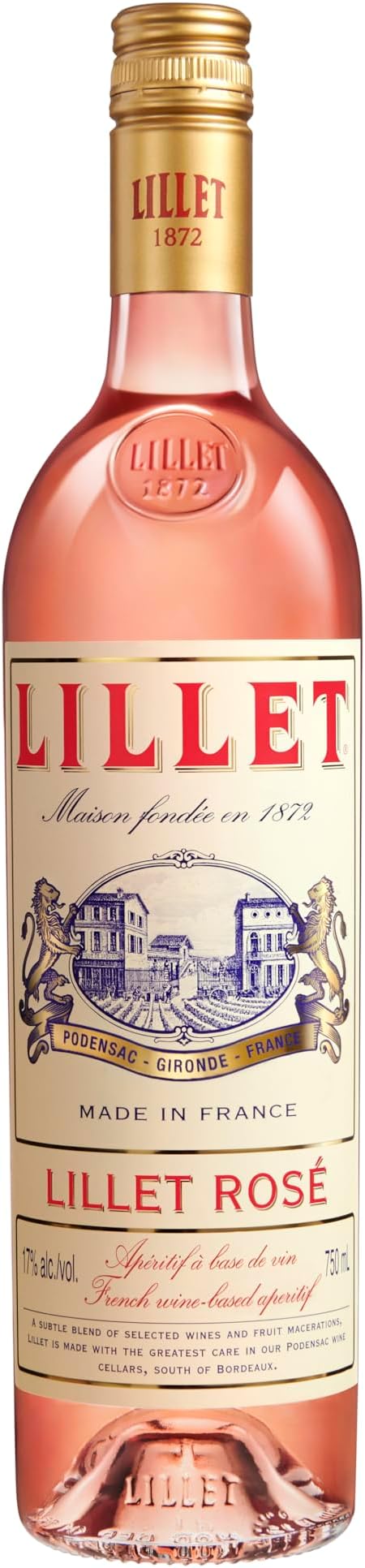 Aperitivo Lillet Rosé de Vinho Francês - 750 ml