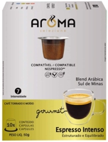 aroma-selezione-capsulas-de-cafe-espresso-intenso-compativel-com-nespresso-contem-10-capsulas - Imagem