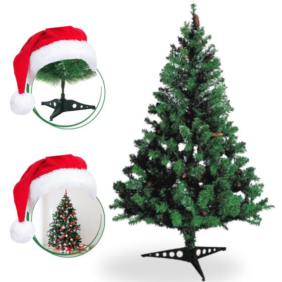 Arvore De Natal Verde Pinheiro Luxo 1,80m C/834 Galhos - D' Presentes