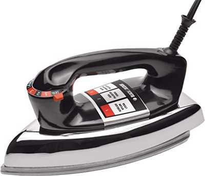 BLACK+DECKER Ferro de Passar Roupa a Seco VFA1110TM2 1100W Preto 110V
