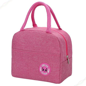bolsa-termica-lancheira-lunch-bag-para-marmita-viagem-adulto-infantil-panda-brivilas-amana-store - Imagem