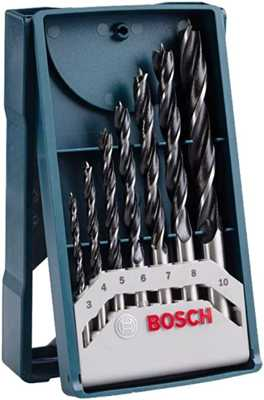 bosch-jogo-de-brocas-madeira-mini-x-line-3-10mm - Imagem