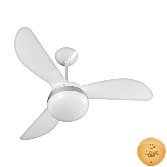 ventilador-de-teto-ventisol-fenix-branco-silver-3-pas-3-velocidades-cv3-premium - Imagem