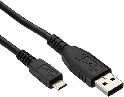 cabo-usb-para-micro-usb-pluscable-pc-usb3004-preto-usb-para-micro-usb-20-3-metros-taxa-de-transferencia-de-ate-480mbps - Imagem