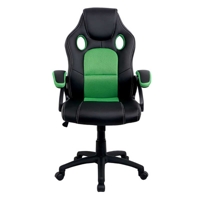 cadeira-gamer-em-aco-kesh-pretaverde - Imagem