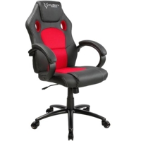 cadeira-gamer-husky-gaming-snow-preto-e-vermelho-cilindro-de-gas-classe-4-base-em-metal-roda-em-nylon-hsn-br - Imagem