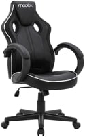 cadeira-gamer-royale-preto-black-tie-linha-branca-com-regulagem-de-altura - Imagem