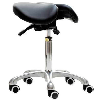 cadeira-mocho-sela-husky-professional-100-preto-com-inclinacao-do-assento-base-em-aluminio-roda-em-pu-htcab000 - Imagem
