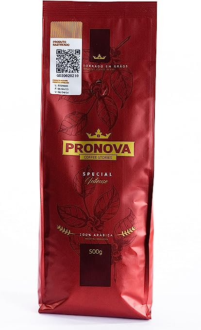 cafe-especial-em-graos-500-gramas-pronova-coffee-intense-notas-sensoriais-de-cafe-das-montanhas-do-espirito-santo - Imagem