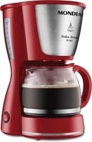 cafeteira-eletrica-mondial-dolce-arome-inox-110v-vermelho-550w-c-35-18x - Imagem
