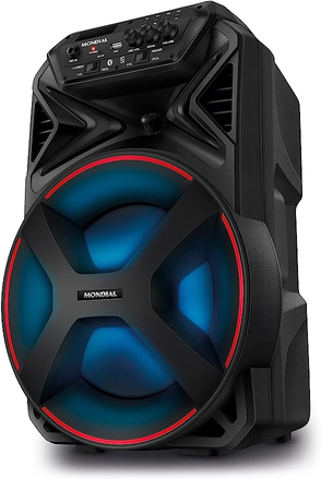 Caixa Amplificada Connect Partyplus, Mondial, Bivolt, 250w Rms, Preto - Cm-250
