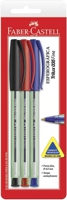 caneta-esferografica-trilux-ponta-fina-vermelhopretoazul-blister-com-03-faber-castell-smtripf-multicor - Imagem
