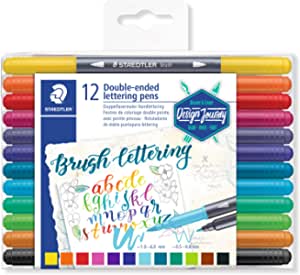 caneta-ponta-dupla-staedtler-brush-lettering-3004-tb12-02-12-cores - Imagem