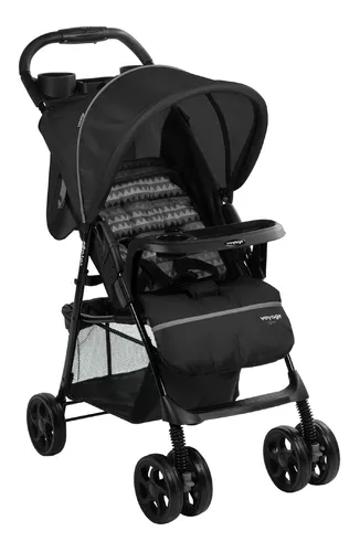 carrinho-de-bebe-de-paseio-voyage-spot-preto-geo-com-chassi-de-cor-preto - Imagem