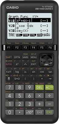 casio-fx-9750giii-calculadora-grafica-padrao-python-e-exibicao-de-livro-de-texto-natural-preto - Imagem