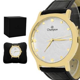 relogio-feminino-champion-analogico-aco-inoxidavel-dourado-resistente-a-agua-original-1-ano-de-garantia-cn20364m - Imagem