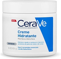 Creme Hidratante Corporal E Facial Para Pele Seca A Extra Seca Sem Perfume 454g Cerave - Tem Promô