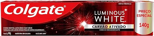 colgate-luminous-white-carvao-ativado-creme-dental-para-clareamento-140g - Imagem