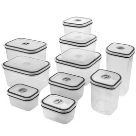 Imagem do produto Conjunto de Potes Herméticos com 10 Peças Polipropileno Electrolux na loja Magazine Luiza