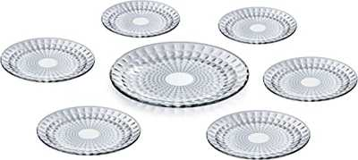 conjunto-de-pratos-de-vidro-7-pecas-bubble-vdr7528-euro-home - Imagem