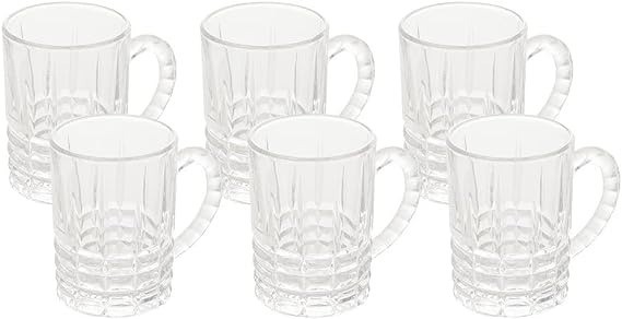 conjuntos-6-canecas-para-cappuccino-de-vidro-calcuta-172ml-lyor - Imagem