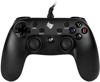 controle-gamer-com-fio-joystick-usb-dualshock-pichau-gcx100-controle-compativel-com-pcps3-e-android-pg-cx100-bk - Imagem