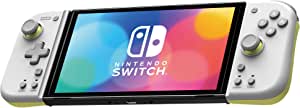 controles-ergonomicos-hori-nintendo-switch-split-pad-compact-cinza-claroamarelo - Imagem