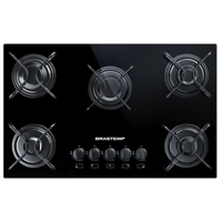 cooktop-5-bocas-brastemp-com-grades-piatina-e-acendimento-automatico-bdd75ae-bivolt-vs0g - Imagem