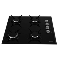 Cooktop 4 Bocas A Gás Bct4p Preto Britânia