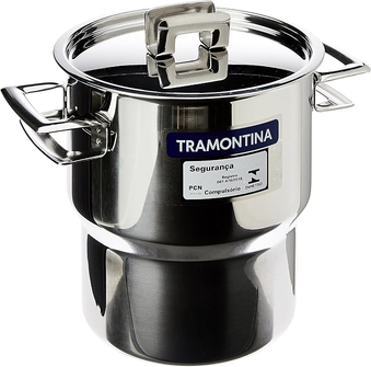 cuscuzeira-tramontina-brava-em-aco-inox-com-alcas-e-tampa-14-cm-2-1-l-tramontina-inox-cuscuzeira-aco-inox-brava - Imagem