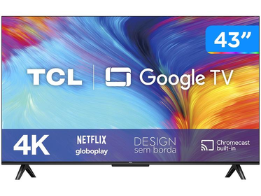 smart-tv-tcl-43-polegadas-led-4k-uhd-google-tv-3-hdmi-1-usb-wi-fi-bluetooth-hdr-google-assistente-43p635-f58w - Imagem