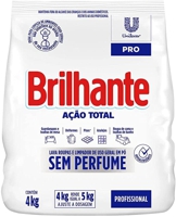 detergente-em-po-de-uso-geral-sem-perfume-brilhante-limpeza-total-pro-pacote-4kg-brilhante - Imagem