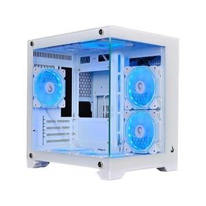 gabinete-gamer-rise-mode-galaxy-glass-m-mini-m-atx-lateral-e-frontal-em-vidro-temperado-branco-rm-ga-ggmn-fw-j9r8 - Imagem