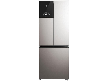Geladeira Electrolux Frost Free Inverter 480L Efficient AutoSense 3 Portas Inox Look (IM7S) 220V