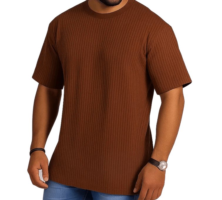 Kit 2 Camisetas Oversized Masculina Texturizado Premium