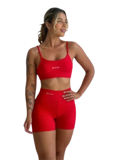 conjunto-fitness-virginia-top-shorts-meia-coxa-cintura-alta - Imagem