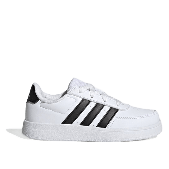 tenis-infantil-adidas-breaknet-lifestyle-court-lace-pretobranco - Imagem