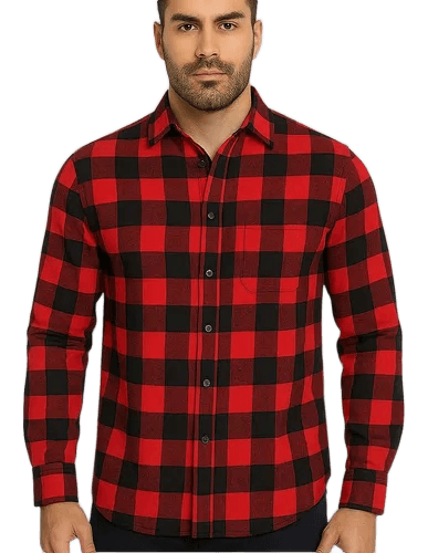 camisa-xadrez-masculina-manga-longa-festa-junina-flanelada - Imagem