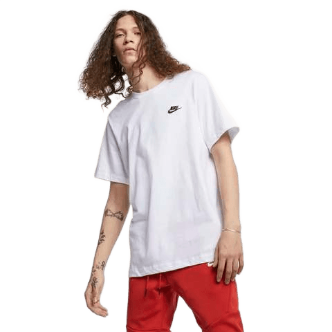 camiseta-nike-sportswear-club-masculina-branco-5dnl - Imagem