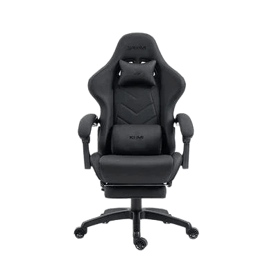 cadeira-gamer-kbm-gaming-tempest-cg500-preta-com-almofadas-descanso-para-pernas-retratil-reclinavel-kgcg500pt - Imagem