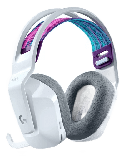headset-gamer-sem-fio-logitech-g733-branco - Imagem