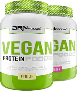 kit-2x-vegan-protein-baunilha-e-morango-2kg-brn-foods - Imagem