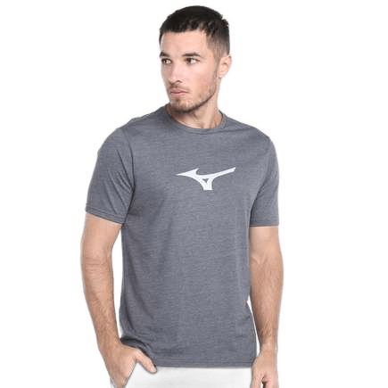 camiseta-mizuno-lifestile-masculino-grafite - Imagem