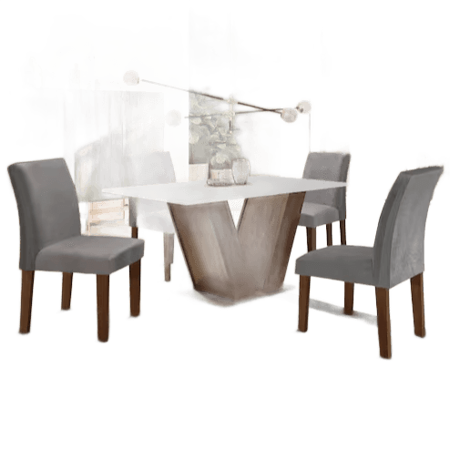 conjunto-sala-de-jantar-mesa-120x80cm-tampo-mdf-com-4-cadeiras-espanha-yescasa-chocolategrafite-marrom - Imagem