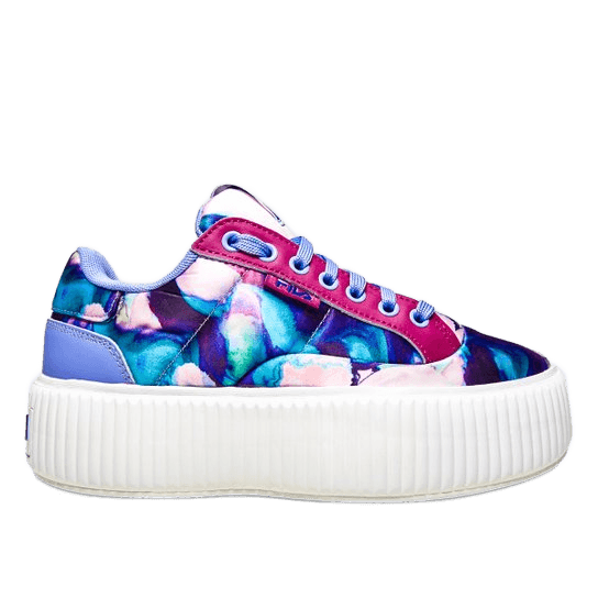 tenis-fila-sandblast-oversole-feminino-brancocaramelo - Imagem