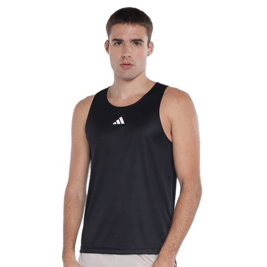 regata-adidas-treino-basica-masculina-pretobranco - Imagem