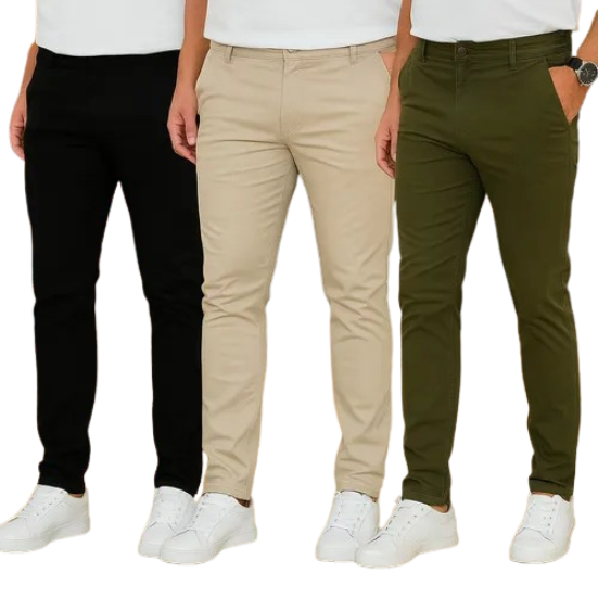 kit-3-calcas-sarja-sport-fino-com-lycra-38-ao-48-linha-luxo - Imagem