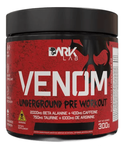 suplemento-em-po-venom-underground-300g-dark-lab-sabor-mango-loko - Imagem