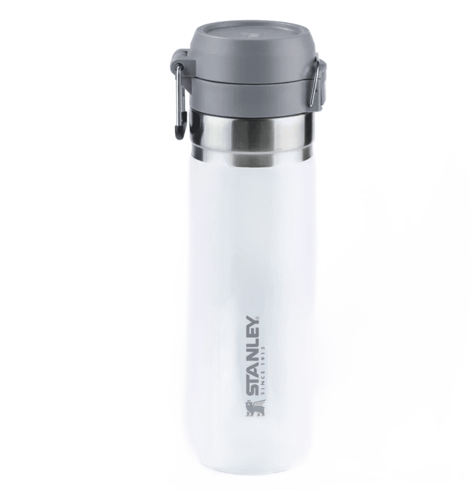 garrafa-termica-quick-flip-stanley-710ml-go-bottle-branco-cor-polar-branco - Imagem